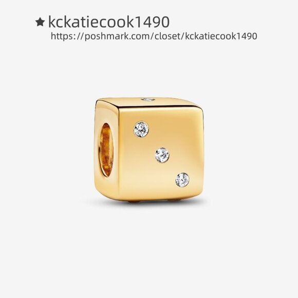 Pandora Sparkling Dice Charm|Pendant - Picture 1 of 2